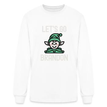 The Christmas Elf - Men's Long Sleeve T-Shirt - white - Front