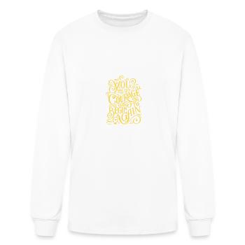 T-shirt design by me - Men's Long Sleeve T-Shirt - white - Front