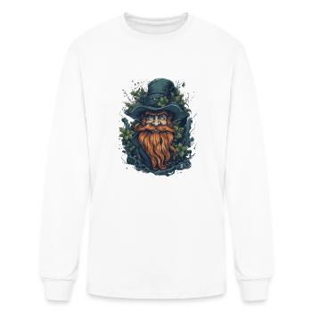 A mythical creature Leprechaun - Men's Long Sleeve T-Shirt - white - Front