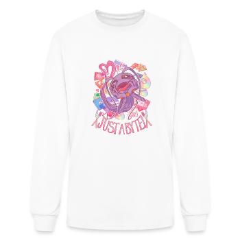 Just A Byte! - Men's Long Sleeve T-Shirt - white - Front