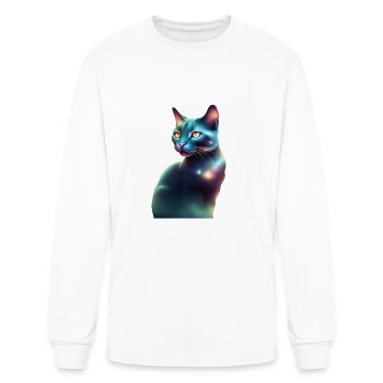 Magic sphinx cat - Men's Long Sleeve T-Shirt - white - Front