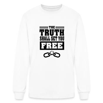 Truth - Men's Long Sleeve T-Shirt - white - Front