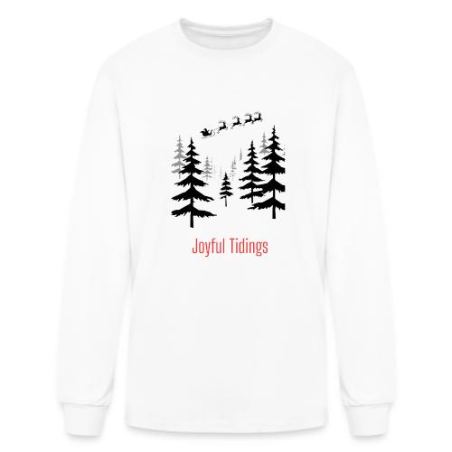 Joyful Tidings Christmas T-Shirt - Men's Long Sleeve T-Shirt