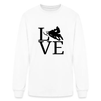 Snowmobile Winter Sports Snow - Men's Long Sleeve T-Shirt - white - Front