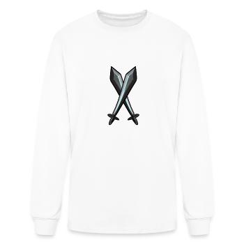 sword fight symbol swords - Men's Long Sleeve T-Shirt - white - Front