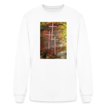 Triple Cross - T-shirt à manches longues Homme - blanc - Devant