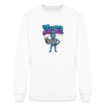 Zuca Bot - Men's Long Sleeve T-Shirt - white - Front