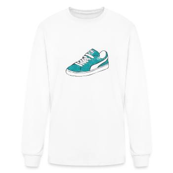 Sneakers - Men's Long Sleeve T-Shirt - white - Front
