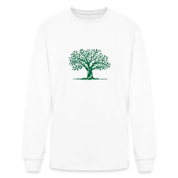 Tree - Men's Long Sleeve T-Shirt - white - Front