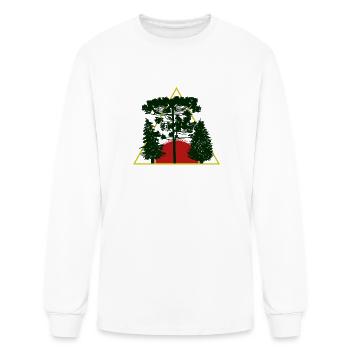 Tree - Men's Long Sleeve T-Shirt - white - Front