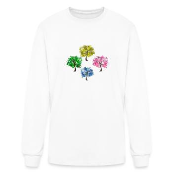 Tree - Men's Long Sleeve T-Shirt - white - Front