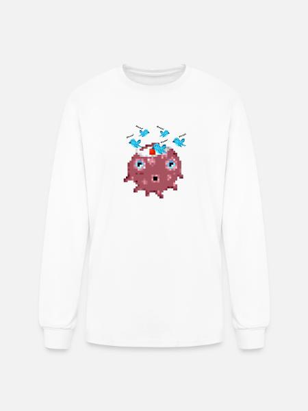 Ollie Twitter - Men's Long Sleeve T-Shirt - white