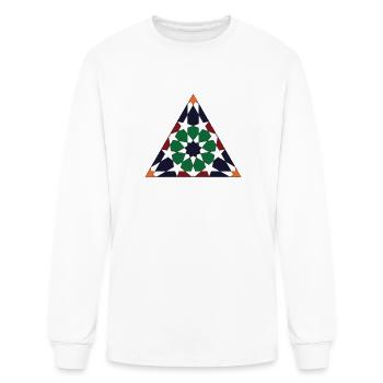 G-Ornament Islamic Geometry - Men's Long Sleeve T-Shirt - white - Front