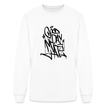 GOOD DAY MATE - Men's Long Sleeve T-Shirt - white - Front