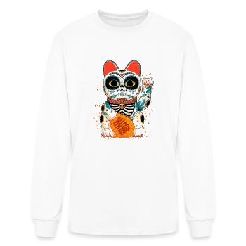 Lucky Muertito - Men's Long Sleeve T-Shirt - white - Front
