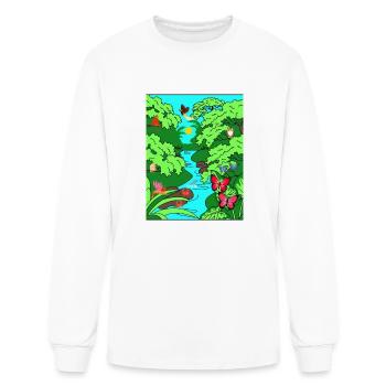 SCARLET SABLE - Men's Long Sleeve T-Shirt - white - Front