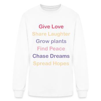 motivation - T-shirt à manches longues Homme - blanc - Devant
