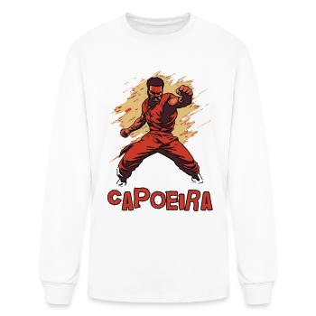 Capoeira : Fusion rythmique - T-shirt à manches longues Homme - blanc - Devant