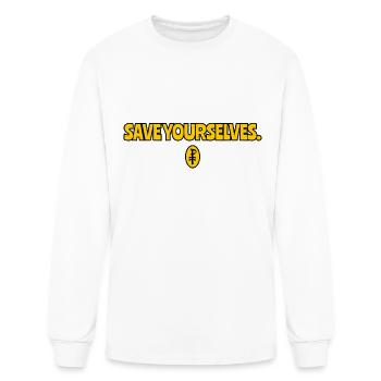 Save Yourselves - Men's Long Sleeve T-Shirt - white - Front
