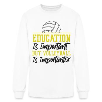 Volleyball Player Team Education - Men's Long Sleeve T-Shirt - white - Front