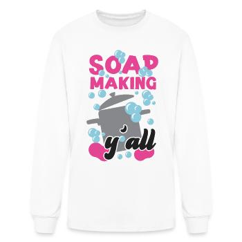 Soap Making Crafting Soap Making - Men's Long Sleeve T-Shirt - white - Front