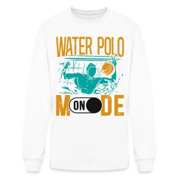 Water Polo Water Polo Mode On - Men's Long Sleeve T-Shirt - white - Front