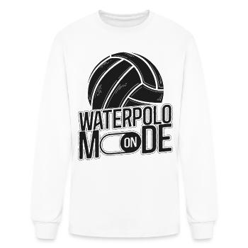 Water Polo Water Polo Mode On - Men's Long Sleeve T-Shirt - white - Front