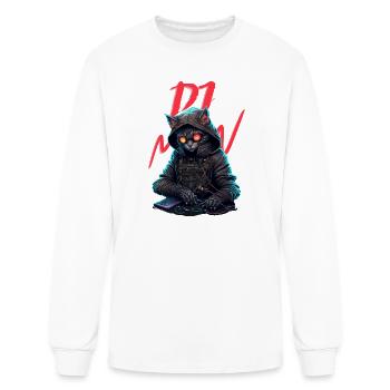 cyberpunk hacker - Men's Long Sleeve T-Shirt - white - Front