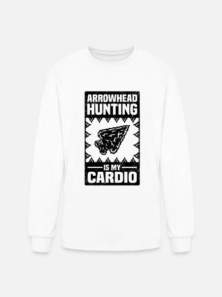 Collecting arrowheads - Men's Long Sleeve T-Shirt - white
