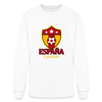 Spanish Soccer Team - Men's Long Sleeve T-Shirt - white - Front
