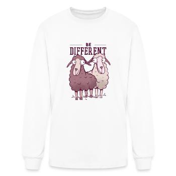Alpaca Be Different - Men's Long Sleeve T-Shirt - white - Front
