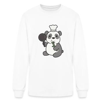 Pan Da Tastic Chef - Men's Long Sleeve T-Shirt - white - Front