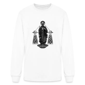 alien cult - Men's Long Sleeve T-Shirt - white - Front