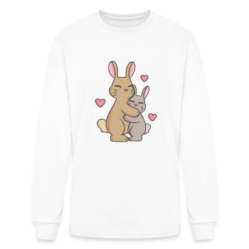 Cuddle Bunnies - Men's Long Sleeve T-Shirt - white - Front