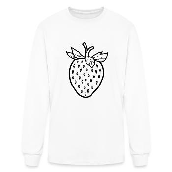 Strawberry Fruit Berries - Men's Long Sleeve T-Shirt - white - Front