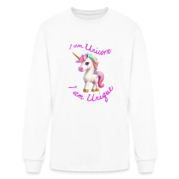 I Am Unicorn I Am Unique - Men's Long Sleeve T-Shirt - white - Front