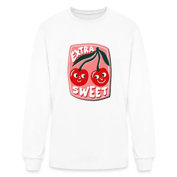 Cherrys Extra Sweet - Men's Long Sleeve T-Shirt - white - Front