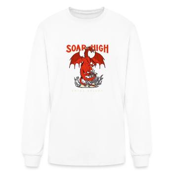 Soar High Shine Bright - Men's Long Sleeve T-Shirt - white - Front