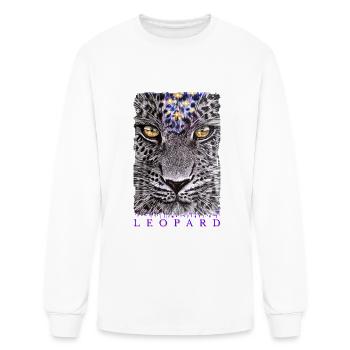Spirit of the Leopard - Men's Long Sleeve T-Shirt - white - Front