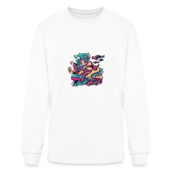Squid Shoes - Men's Long Sleeve T-Shirt - white - Front