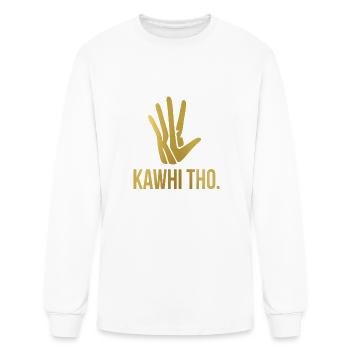 Kawhi Leonard Logo - Men's Long Sleeve T-Shirt - white - Front