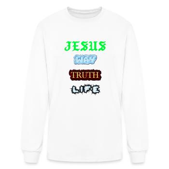Jesus Christ - Men's Long Sleeve T-Shirt - white - Front