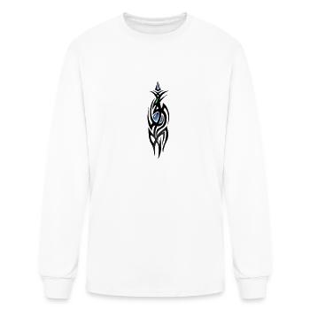 Tribal tattoo design - Men's Long Sleeve T-Shirt - white - Front