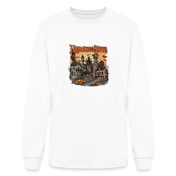 Halloween Town - Men's Long Sleeve T-Shirt - white - Front