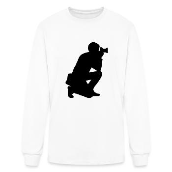 Photographer - Men's Long Sleeve T-Shirt - white - Front