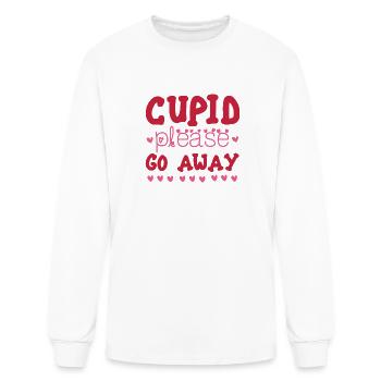 Cupid please Go AWAY - Men's Long Sleeve T-Shirt - white - Front