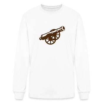 601 pirate cannon old - Men's Long Sleeve T-Shirt - white - Front