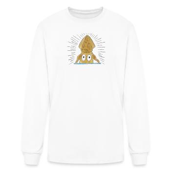 Surprised Howard the Squid Panic (Squid Pals) - Men's Long Sleeve T-Shirt - white - Front