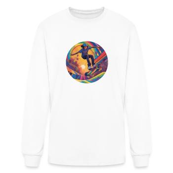 Freedom in Motion - Men's Long Sleeve T-Shirt - white - Front