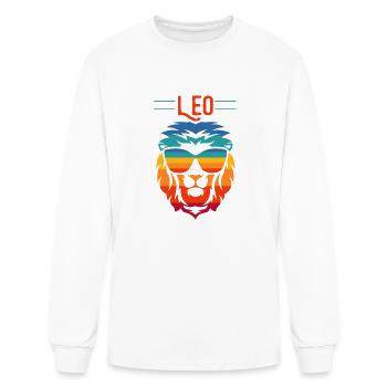 Leo Zodiac - Men's Long Sleeve T-Shirt - white - Front